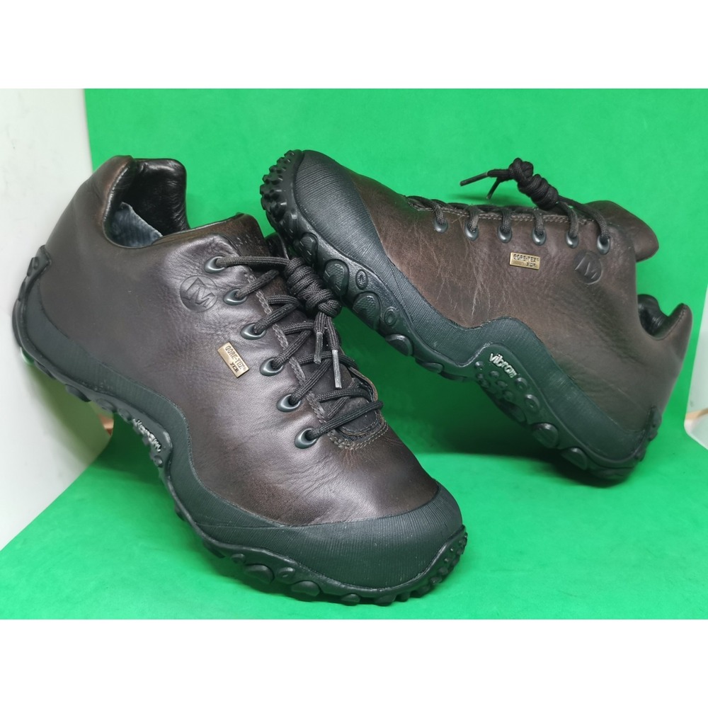 Merrell Chameleon Trek Wrap Traveler Gore-Tex Mens 9 Hiking Shoes Brown Vibram
